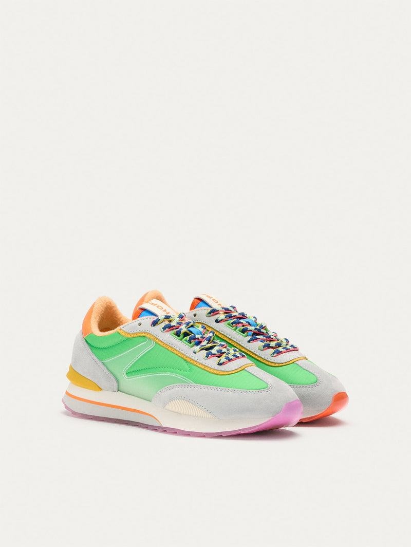 Basket Hoff Art Jaguar Femme Vert Grise Jaune | CBJ1753RT
