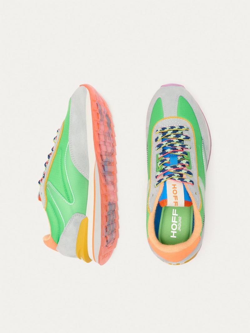 Basket Hoff Art Jaguar Femme Vert Grise Jaune | CBJ1753RT
