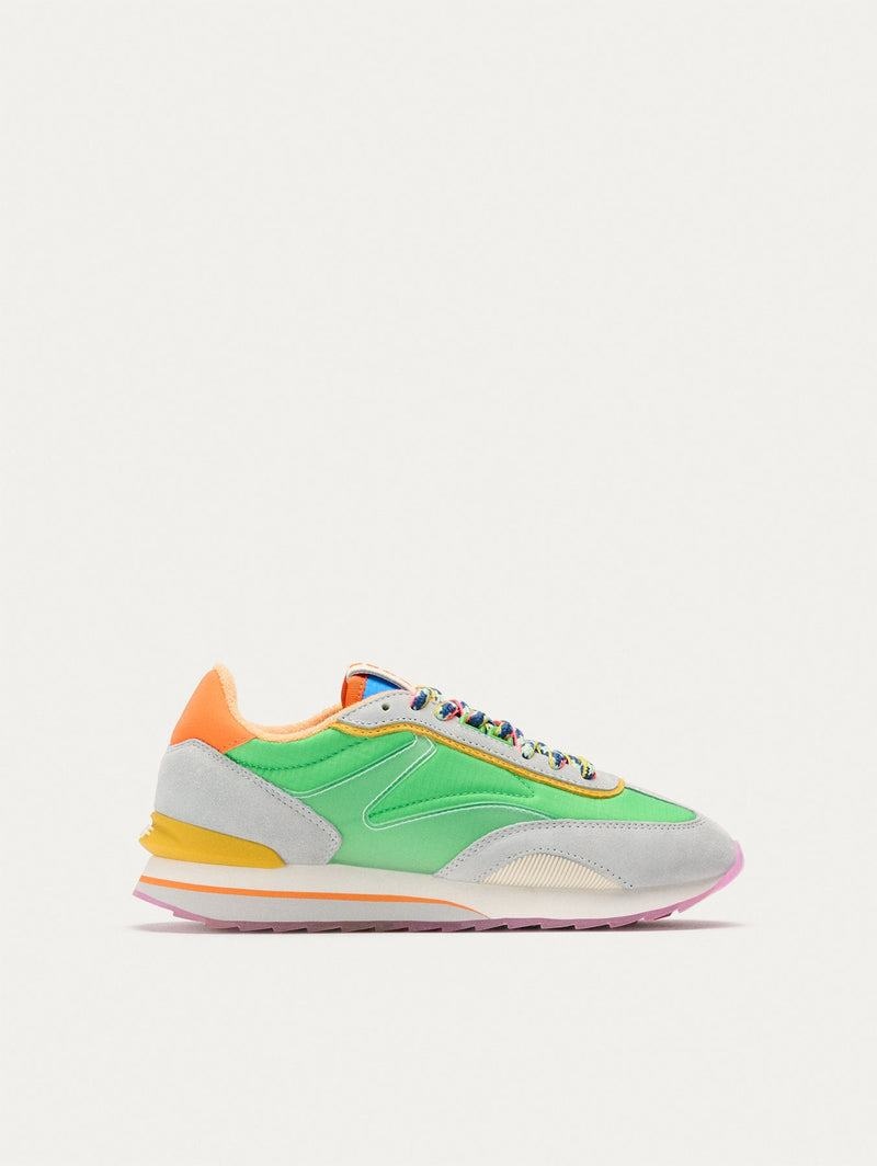 Basket Hoff Art Jaguar Femme Vert Grise Jaune | CBJ1753RT