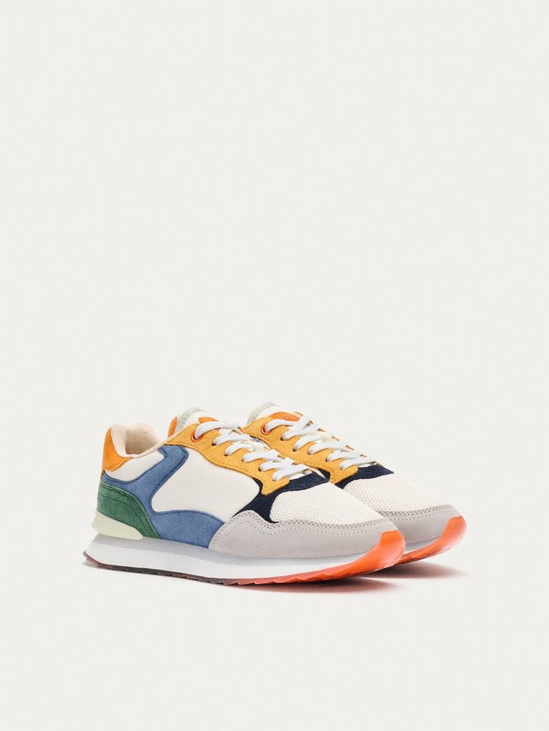 Basket Hoff City Bangkok Femme Blanche Jaune Bleu | PDH7630LZ
