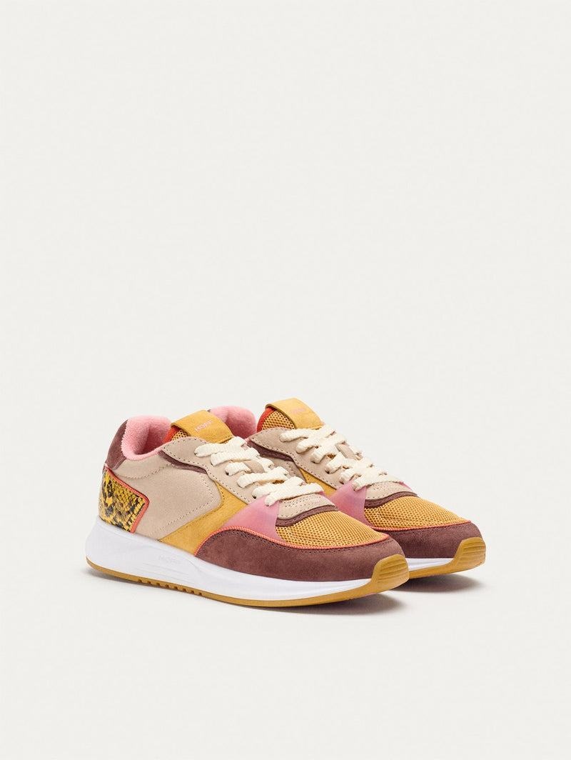 Basket Hoff District Khao Shan Femme Jaune Kaki | EZD5433RH