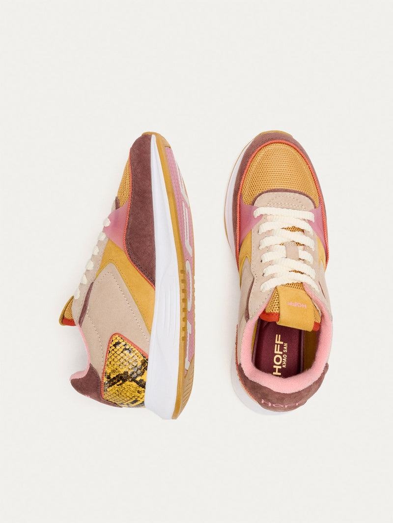 Basket Hoff District Khao Shan Femme Jaune Kaki | EZD5433RH