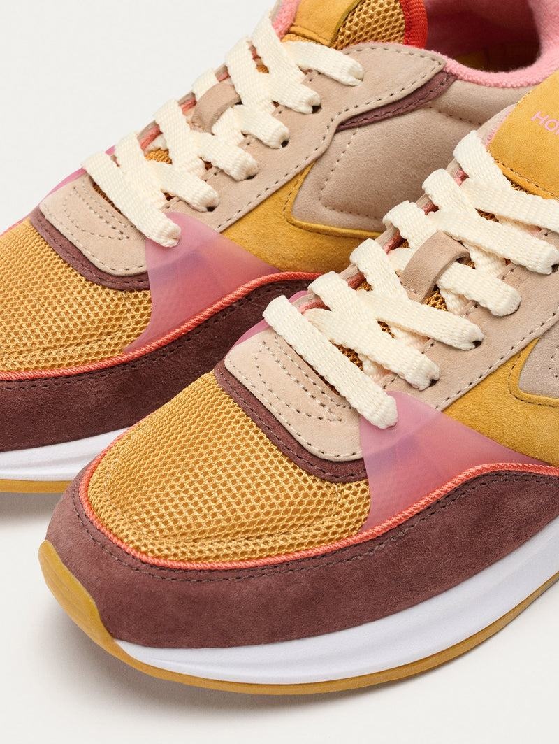 Basket Hoff District Khao Shan Femme Jaune Kaki | EZD5433RH